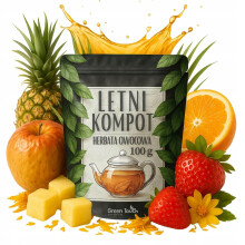 FRUGTTE SOMMER KOMPOT 100 g ÆBLE APPELSIN MORGANFRUE JORDBÆR