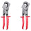 2X Cutter per Cavi Un Cricchetto Un Cricchetto HS-325A 240mm2 1