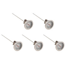 5X Thermometer Edelstahl zum Garen Von Speisen 200 Grad Celsius