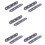 Flat Stainless Steel Repair Mending Fixing Plate Brackets Support 10Pcs 1