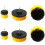 6Pcs Eletric Drill Brush Tile Grout Power Scrubber Cleaning Tub Cleaner Combo Tool for Power Tools 1