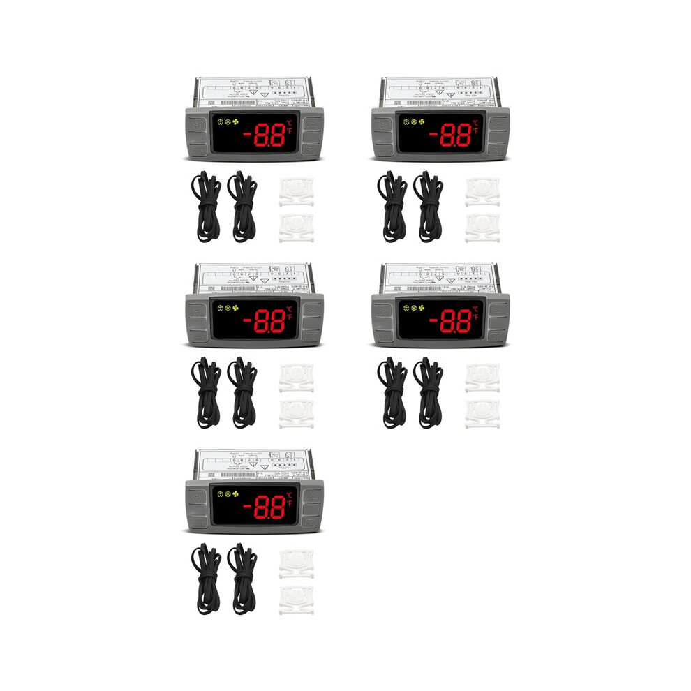 5X For Dixell Xr02cx-4N1f1 Temperature Controller, Replace For Dixell Temperature Controller For Refrigerators/Freezer 6031444703282