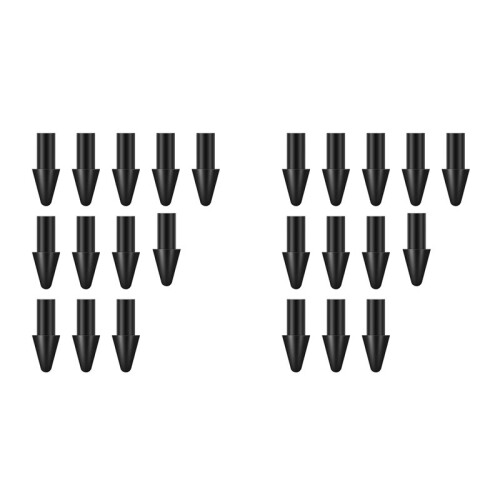 24-Pack Replacement Nibs for  Paper Pro Pen, Durable-Carbon-Filled Tips for Precise Writing & Sketching