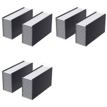 90 Pack C Channel Magnetic Label Holders 1 X 3 in with Magnets Magnetic Name Tags Tool Box Labels for Metal Whiteboard