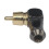 10 Uds. Conector RCA Conector de Audio Macho Codo de Ángulo Recto de 90 Grados Conector de Terminal de Altavoz para Soldar Cable de Vídeo 2