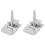 6PCS Silk Screen Printing Metal Butterfly Frame Hinge Clamp DIY Hobby Tool 4