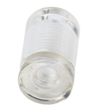 60Pcs Clear Standoffs, 3/4x1inch Acrylic Standoff Screws, Wall Sign Standoff Mounting Hardware,Advertising Standoff Nail