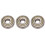 3 Pcs 6200Z 10mm x 30mm x 9mm Double Shielded  Bearing 1