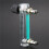 5X 0.1-1.5LPM 1.5L Oxygen Flow Meter Flowmeter with Control Valve for Oxygen Air Gas 4
