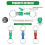 6pcs Quick Release Detachable Keychain, Double Rings Pull Apart Keychain, Spring Split Snap Seperate Keychain 5
