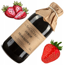 Naturlig jordbærsirup af jordbær 330ml