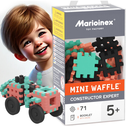 MARIOINEX Mini Vaffel CONSTRUCTOR EXPERT 71 el.