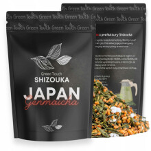 Japansk grøn te GENMAICHA SHIZUOKA 100 g te med ristet ris