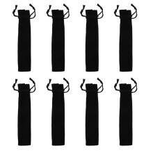 400 PCS Pochette À Stylos en Velours Noir Support de Manchon ÉTui de Sac À Stylo Unique Sac de Crayon