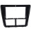 2X Kit de Estrutura de Rádio de Carro de 9 Polegadas para  Forester Impreza Painel Estéreo de Montagem da Placa Frontal Do Console Central 8