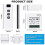 3X Tuya WiFi  Curtain  Controllers Roller Blinds Shutter Motor  Life APP Remote Control Alexa 3