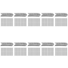 400PCS L Bracket Corner with 800PCS Screws, Corner Bracket, Angle Bracket Fastener for Wood Furniture Bedframe Cabinet