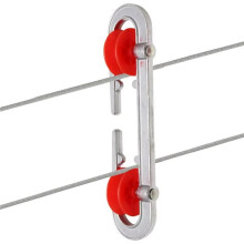 2X Clothesline Separator Aluminum Clothes Lines Tensioners Outdoor Small Clothesline Tools