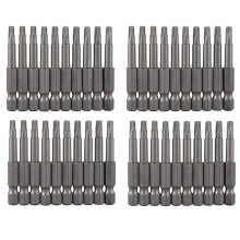 6,3 mm Tige Hexagone 4mm T20 Pointe Magnetique Torx Tournevis 40 Pieces