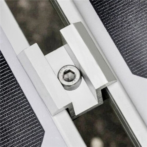 16Pack Solar Panel Mounting Brackets, Solar Panel End Clamps, Centre Clamps, for PV Solar Panel Solar Module 35mm 2
