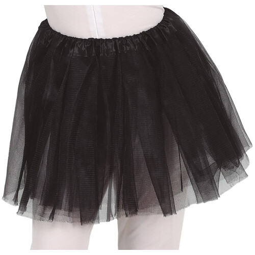 Sort tyl tutu nederdel danserkostume 30 cm