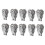 30 Pezzi Tenditore per Recinto Tenditore A Cricchetto per Filo In Linea Resistente 2