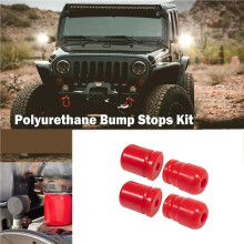 8x 1-1303 & 1-1304 Front Rear Polyurethane Bump Stops Kit for JK JKU 2007-2018 Front Stop and Rear Stop