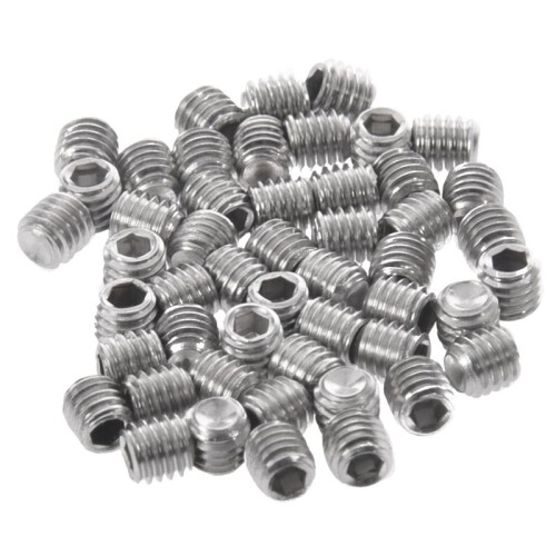 300pcs M3x3mm Stainless Steel Hex Socket Set Cap Point Grub Screws Silver 1