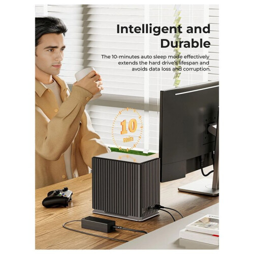 ORICO HDD Docking Station 5 Bay Personal Storage Hard Disk Cabinet Xternal Multi Bay Hard Disk Compartment EU Plug 1