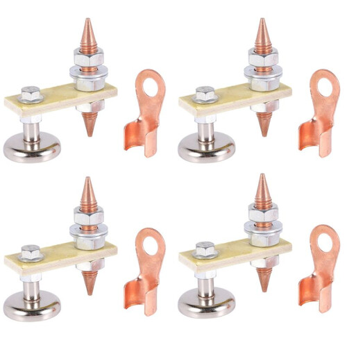 Welding Magnet  Tail Welding Stability - Strong Magnetism Large Suction.Single Absorbable Weight 3KG (4 Pcs)