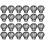 24PCS Gutter Guard Downspouts Filter Strainer Preventing Leaf Debris Branches Roof Moss From Clogging the Pipes 1
