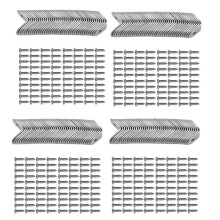 Coin de Support de 160 Pièces En L avec Vis 320 Pièces, Support D'Angle, Attache de Support D'Angle