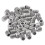 250pcs M3x3mm Stainless Steel Hex Socket Set Cap Point Grub Screws Silver 3