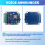 2X  12V MP3-Spraakspelermodule met Eindversterker, Alarmprompter, Spraakomroeper, Triggermodus, Multimodus 8