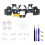 Ergonomic Micro- Tactile Clicky Hair Trigger Kit for PS5 Controller BDM-030/040/050 12Key Click CircuitBoard Kit B 1