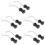 10pcs Black 2-Layers 4 X 1.5V AAA Battery Holder Case Box W Wire Leads 1