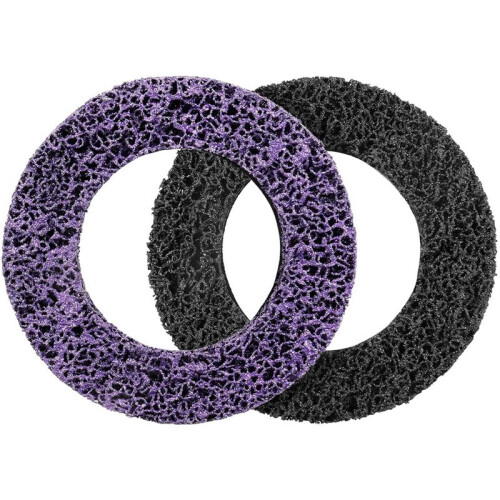 4pcs Coarse Cleaning Discs Diameter 150mm CSD Disc Nylon Fabric Disc for Processing, Metal, Wheel Hub Cleaner 1