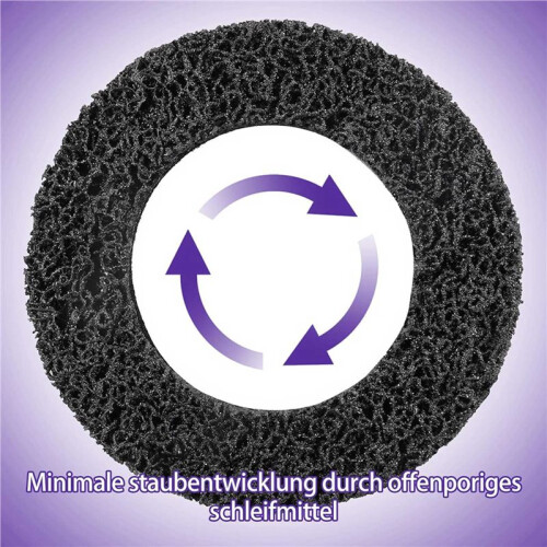 4pcs Coarse Cleaning Discs Diameter 150mm CSD Disc Nylon Fabric Disc for Processing, Metal, Wheel Hub Cleaner 2
