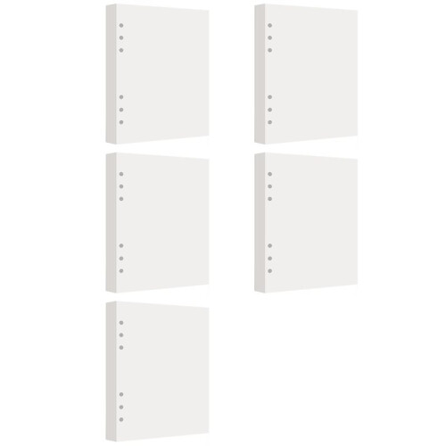 400 Sheets Blank Release Paper Pages for 6-Ring A5 Sticker Binder Organizer Double-Side Reusable Insert Refills 1
