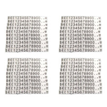 Preisschilder, Preisanzeigewürfel, Verstellbare Zahlenthekenständer, Etiketten, Sonderpreisblöcke, 680 Stück, für Preisanzeige-Kit
