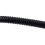 5X 20-Ft-Polyethylenschlauch mit Geteiltem Drahtwebstuhl und Schwarzer Hülse 10mm Innendurchmesser 5