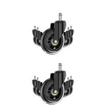 10X Office Chair Wheels, 3Inch Replacement Soft Mute Desk Caster Wheels for Work & Gaming Chair, Heavy Duty and Safe