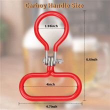 8Pcs Carboy Handle, Portable Glass Carboy Handle, Adjustable Heavy Duty Carboy Holder, Essential Wine Fermenter Handle