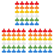 90 PCS Cable Labels Cord Labels Multi-Color Write Wire Labels Tags for Cable Management and Identification