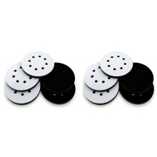 10x Interface Pads 5 Inch 8 Hole Hook & Loop Soft Sponge Foam Sanding Interface Pad for Orbital Sander Polishing