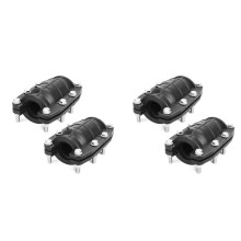 1 Inch Pijpreparatieklem, Noodpijpreparatieset voor Kunststof en Metalen Buizen (24 mm-26 mm) 4 Stuks