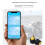 2X Motorcycle External Tire Pressure Sensor  4.0 BLE TPMS Compatible Include 4.0 Above Android/IOS General 3