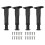 8PCS Adjustable Bed Frame Support Legs ( 8.3In-14.5In), Frame Center Slats Heavy Support Leg,for Frame/Sofa/Chair/Table 2