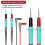 3X Multimeter Test Leads Silicone  1000V 20A Needle-Tip Probe Tester Multimeter Cable 6