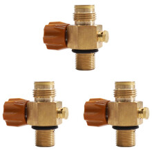 3X Adapter Zbiornika CO2, G1/2 14 M18X1.5 Adapter do Napełniania Zaworu CO2 Konwerter Gwintu Adapter Zbiornika CO2 Konwerter Adapter do Napełniania